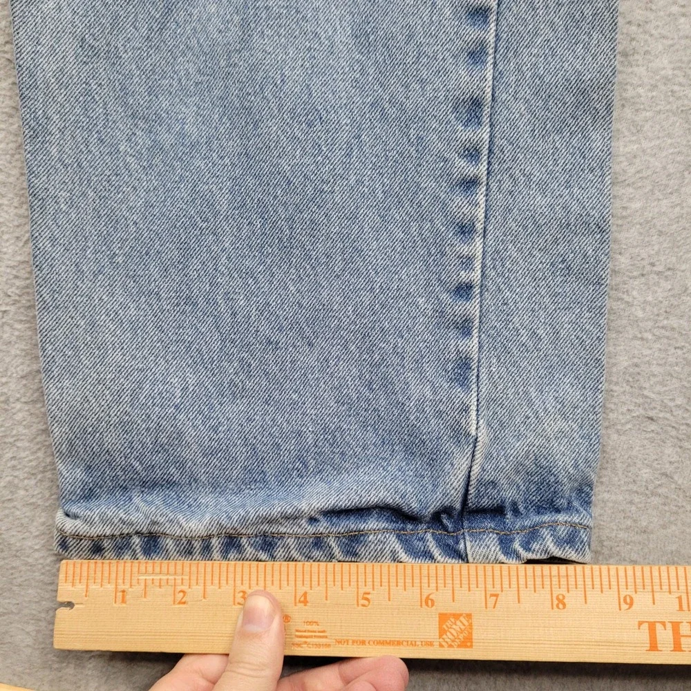 Carhartt‎ B460 LVB Relaxed Fit Jeans Mens 36x32 Light Wash Blue Denim Workwear